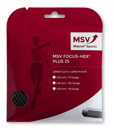 MSV Focus Hex Plus25 12m, schwarz