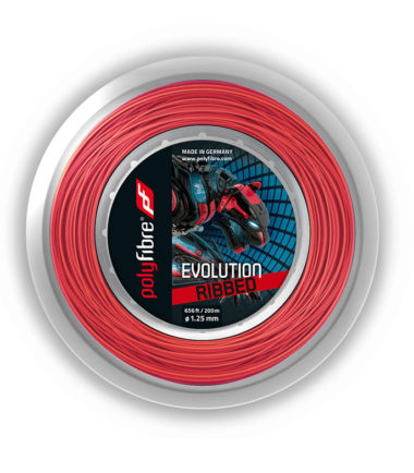 Polyfibre Evolution Ribbed 200m, rot