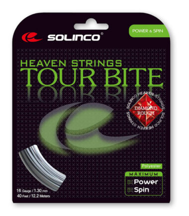 Solinco Tour Bite Diamond Rough 12m, silber