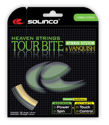 Solinco Tour Bite / Vanquish 12m, silber