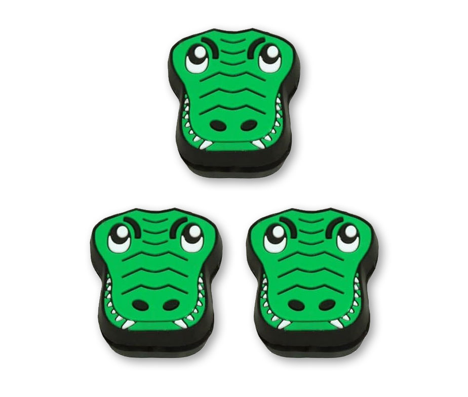 TenString Krokodil Vibrationsdämper 3er-Pack
